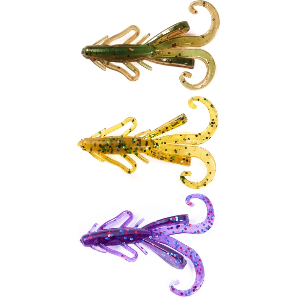 Изображение товара Съедобные искусственные твистеры Lucky John HOGY HOG 1.6in 24 шт для рыбалки