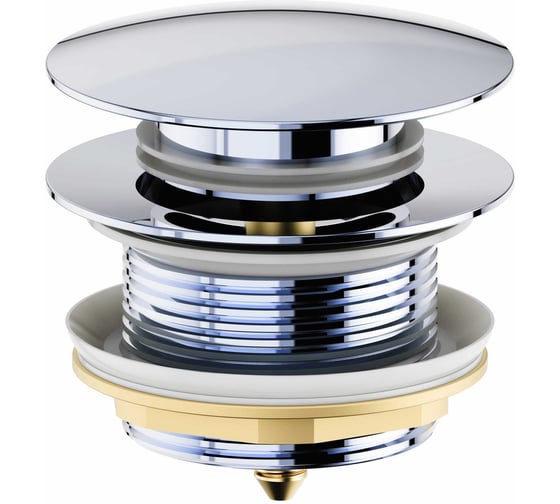 Изображение товара Донный клапан для ванны Wonzon & Woghand, хром WW-SS105-CR