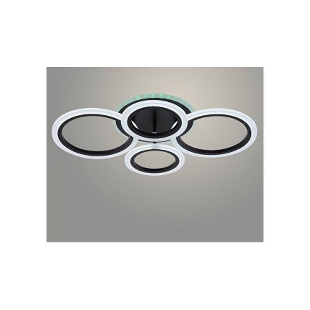 Изображение товара Люстра РОСТОК LI08449C/4 PR BK с RGB светодиодами и пультом управления