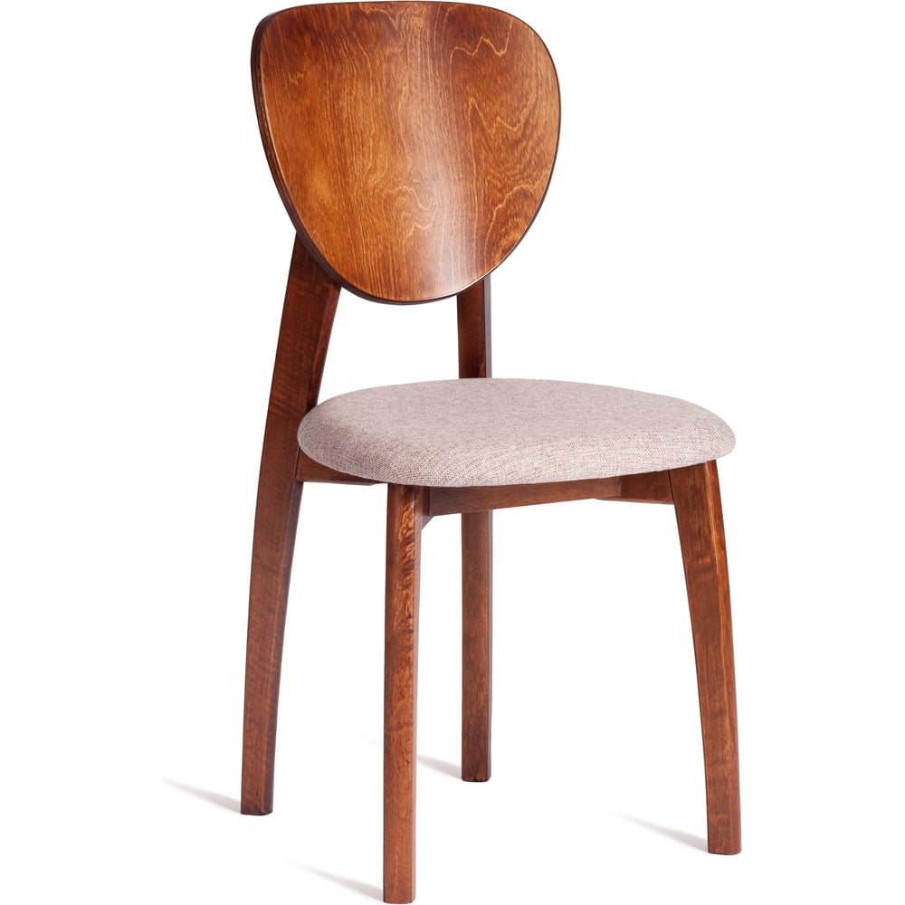 Изображение товара Стул DIAMANTE с мягким сиденьем из ткани Wool и каркасом из бука 42x42x85 см