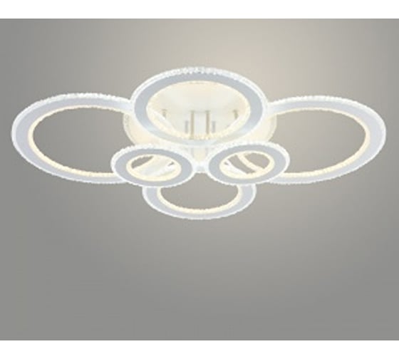 Изображение товара Люстра РОСТОК LI08416/6 PR WH белый 162W LED 3000-6500K d840 ПДУ(ИК) диммер, HN22 988033524