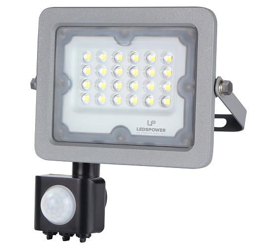 Изображение товара Светодиодный прожектор LEDS POWER с датчиком движения 20Вт 6500К (серия BK02/P) 004891
