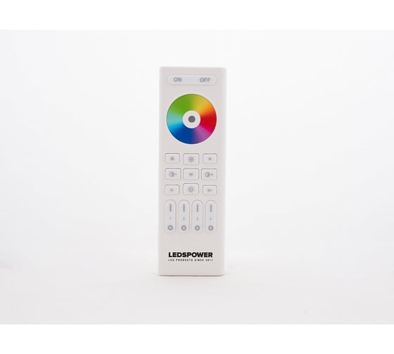 Изображение товара Пульт LEDS POWER RGB/RGBW/RGBCCT на 4 зоны RC03RF белый 006543