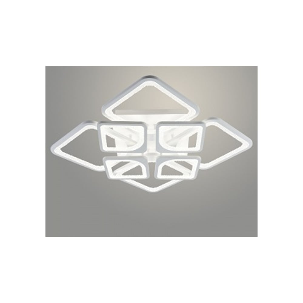 Изображение товара Люстра РОСТОК LI08446C/4+4A PR WT с LED-подсветкой и диммером, белая