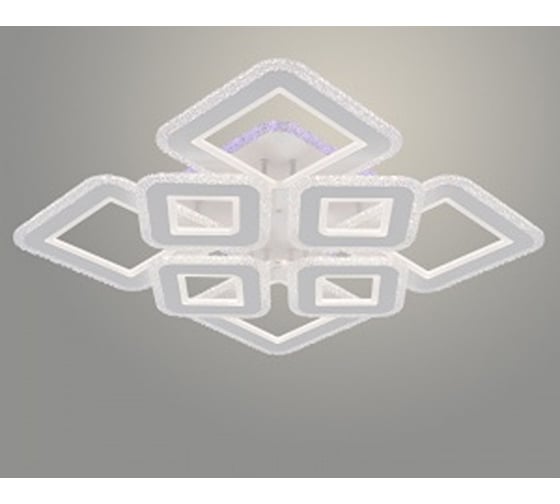 Изображение товара Люстра РОСТОК LI08430C/4+4A PR WH белый 224W+10W LED RGB 3000-6500K d580 ПДУ(ИК) диммер, HN23 988032206