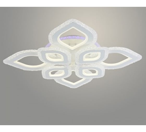 Изображение товара Люстра РОСТОК LI08432C/4+4A PR WT белый 192W+8W LED RGB 3000-6500K d730 ПДУ(ИК) диммер, HN23 988033273