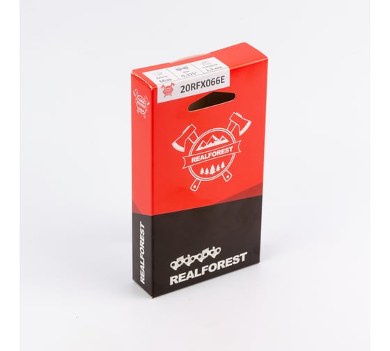 Изображение товара Цепь пильная RealForest Full Profile Super Chisel, шаг 0.325, толщина 1.3мм (0.050), 66 звеньев 20RFX066E
