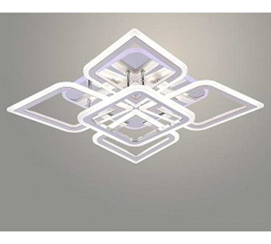 Изображение товара Люстра РОСТОК LI08460B/4+1 PR CR хром 122W+10W LED RGB 3000K-6000K d670 ПДУ(ИК) диммер, HN24 988383212