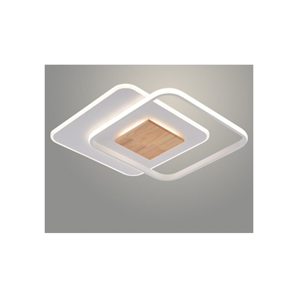 Изображение товара Люстра РОСТОК LI08000/450 PR WT+WOOD с регулируемой яркостью и управлением