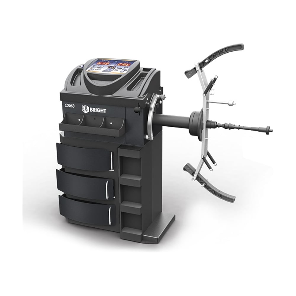 Изображение товара Балансировочный стенд для колес мотоциклов BRIGHT CB63 25 дюймов цифровой бытовой