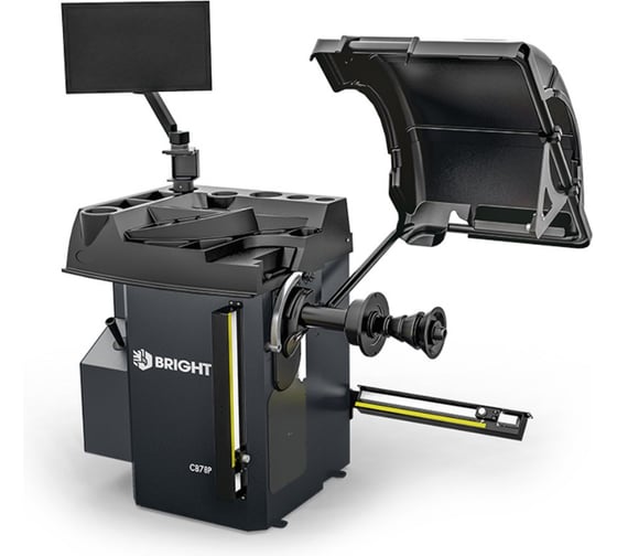 Изображение товара Стенд балансировочный BRIGHT с ЖК-монитором, автоввод 3-х параметров, режим диагностики CB78P RAL7016D В0000000201136