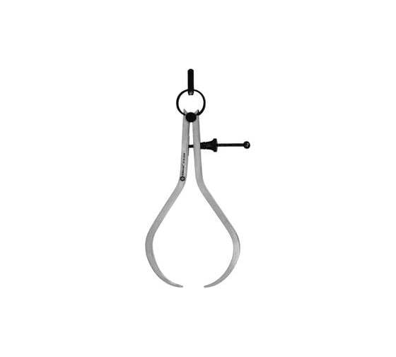 Изображение товара Кронциркуль для разметки и наружных измерений КОБАЛЬТ до 175 мм, с пружиной и фиксирующим винтом, из углеродистой стали, подвес 919-999