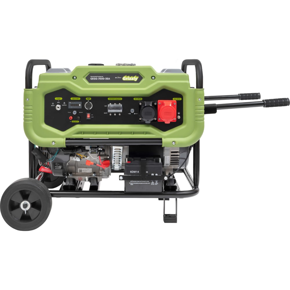 Изображение товара Бензиновый генератор Grizzly GEGG-7500-3EA с электрическим стартером
