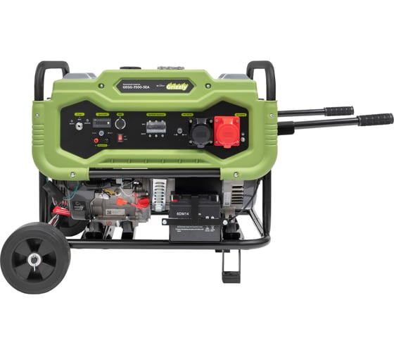 Изображение товара Бензиновый генератор Grizzly GEGG-7500-3EA