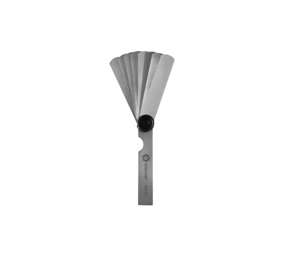 Изображение товара Набор щупов для измерения зазоров КОБАЛЬТ 70 мм, №1, диапазон измерений 0.02-0.1 мм, 9 шт, блистер 920-117