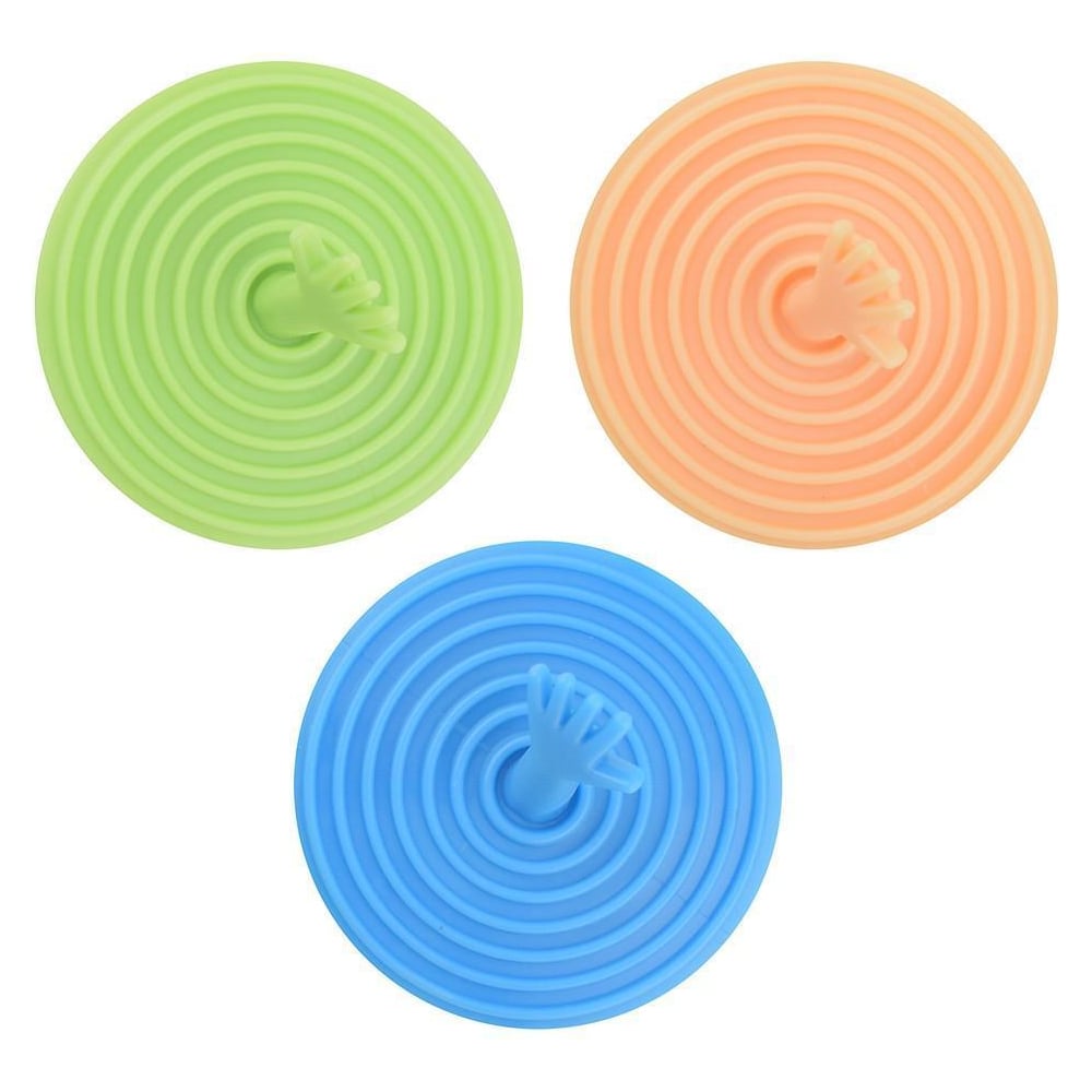 Изображение товара Пробка для ванны Рука МУЛЬТИДОМ, 3 цвета, диаметр 55 мм