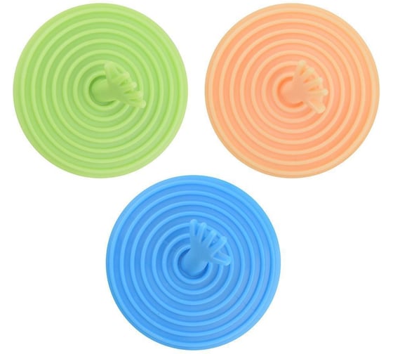 Изображение товара Пробка для ванны "Рука" МУЛЬТИДОМ 3 цвета 34 11 DH34-16