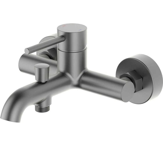 Изображение товара Смеситель для ванны AQUATEK AQ1340BGM ЕВРОПА, шлиф. черный хром 00000139704