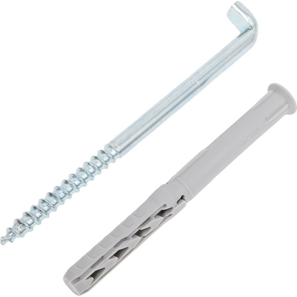 Изображение товара Дюбель с костылем Fischer SXR 10x100 WH K NV надежный крепеж для бетона и кирпича