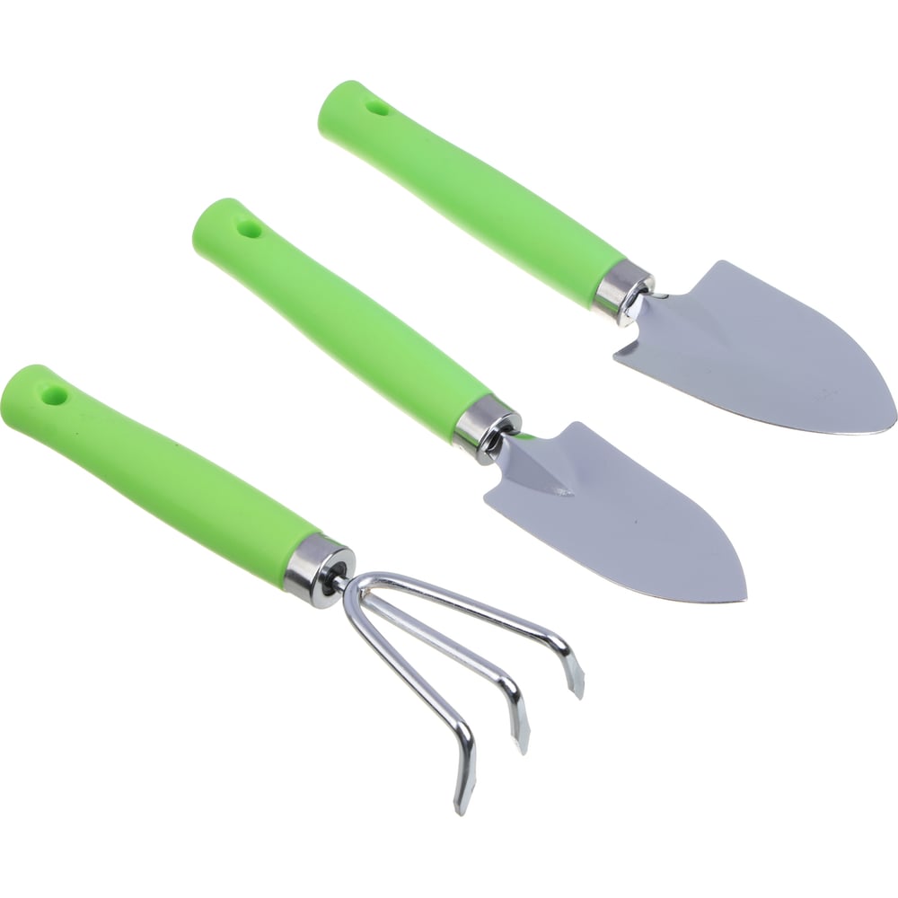 Изображение товара Набор для ухода за комнатными растениями Inbloom 2 лопатки и грабельки пластик металл