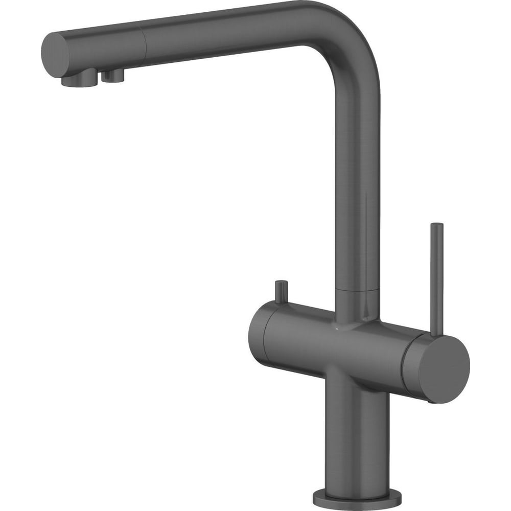 Изображение товара Смеситель для кухни AQUATEK AQ1385BGM с подключением к фильтру черный хром