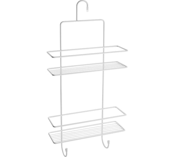 Изображение товара Полка на крючке двухэтажная FIXSEN белая FX-750W-2