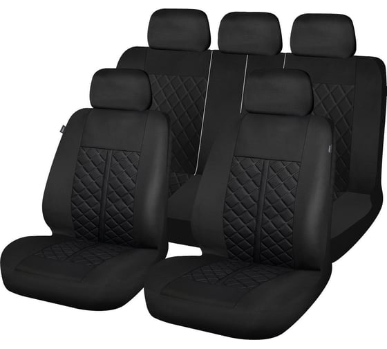 Изображение товара Универсальные чехлы на сиденье автомобиля ARIZONE полиэстер, серые 40-155002