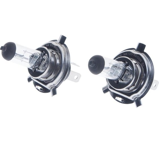 Изображение товара Автолампа H4 60/55 P43t-38 STANDART бокс, 2шт 12V Megapower M-37033022 879845