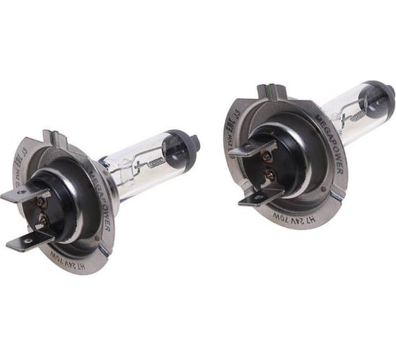 Изображение товара Автолампа H7 70 PX26d STANDART бокс, 2шт 24V Megapower M-37033036 984056