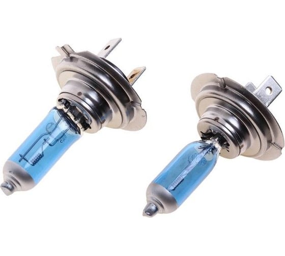 Изображение товара Автолампа H7 70 PX26d BLUE WHITE 4300K бокс, 2шт 24V Megapower M-37033035 782673