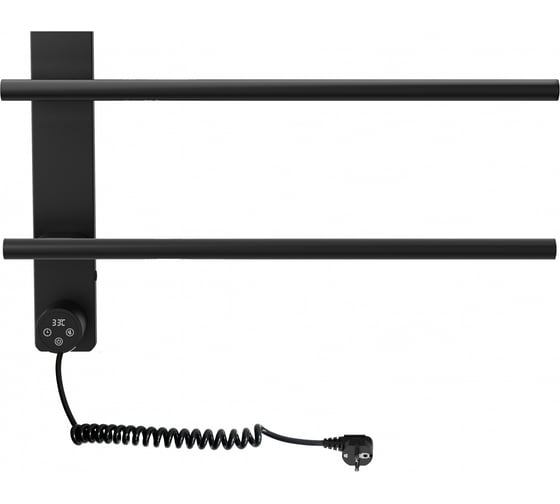 Изображение товара Электрический полотенцесушитель Wonzon & Woghand черный матовый WW-AL342-MB