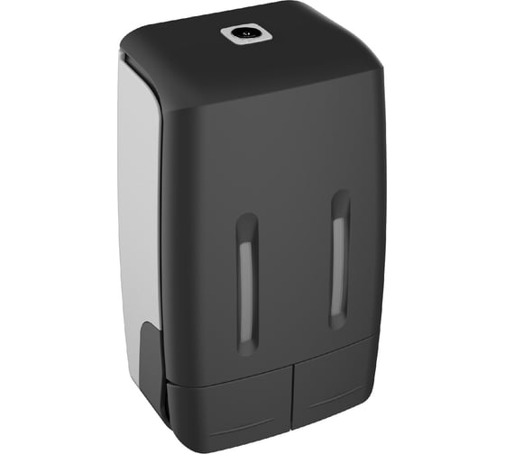 Изображение товара Дозатор для ж/м настенный двойной FIXSEN HOTEL 400+400мл пластик черный 31012K-2