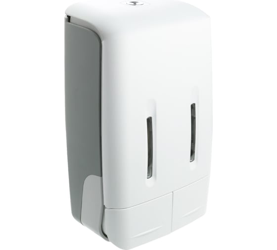 Изображение товара Дозатор для ж/м настенный двойной FIXSEN HOTEL 400+400мл пластик белый 31012J-2