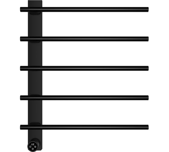 Изображение товара Электрический полотенцесушитель Wonzon & Woghand черный матовый WW-AL345-MB