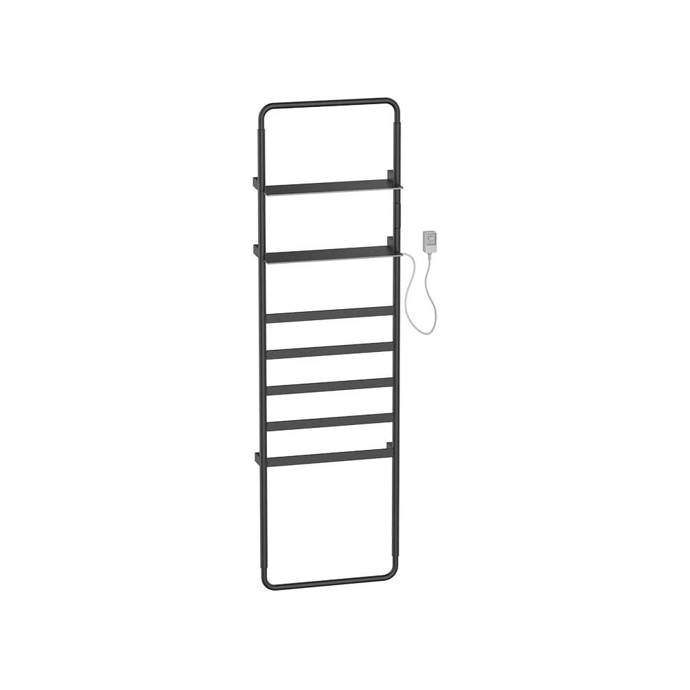 Изображение товара Электрический полотенцесушитель Wonzon & Woghand черный матовый WW-A205-MB 125 Вт