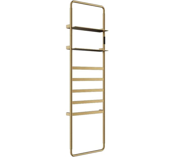 Изображение товара Электрический полотенцесушитель Wonzon & Woghand брашированное золото WW-A205-BG