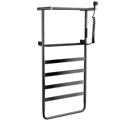 Изображение товара Электрический полотенцесушитель Wonzon & Woghand темный графит WW-A208-GM