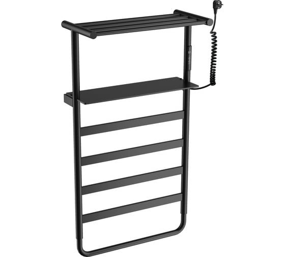 Изображение товара Электрический полотенцесушитель Wonzon & Woghand черный матовый WW-A208-MB