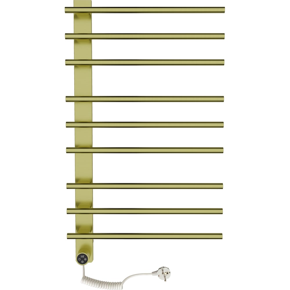 Изображение товара Электрический полотенцесушитель Wonzon & Woghand брашированное золото WW-AL349-BG