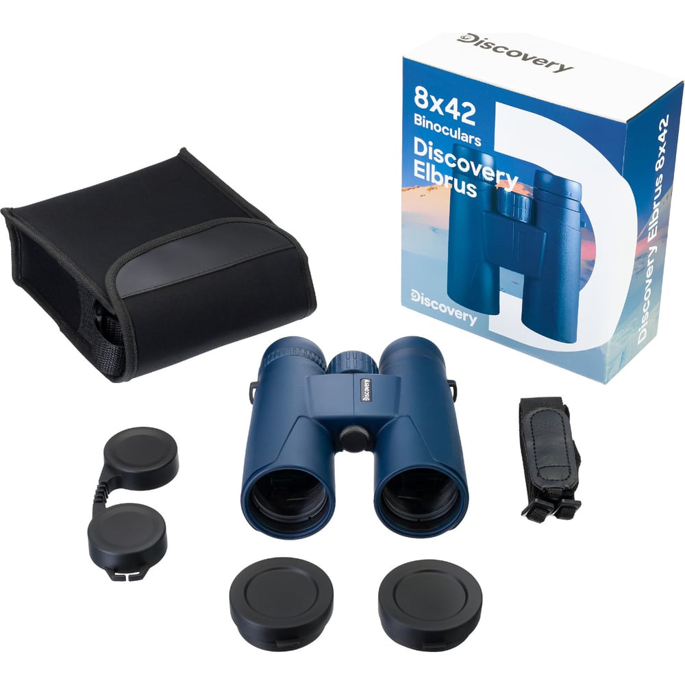 Изображение товара Бинокль Levenhuk Discovery Elbrus 8x42 для охоты и туризма