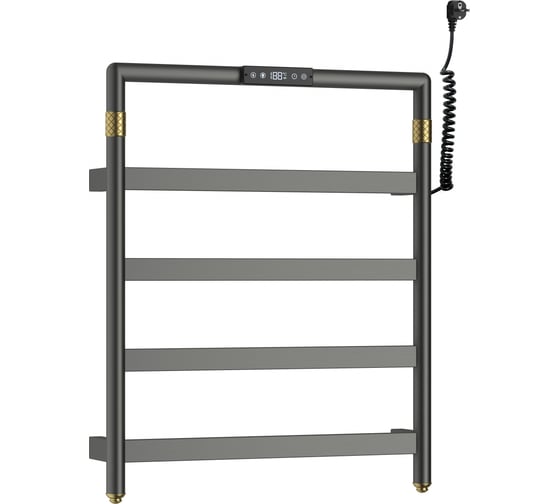 Изображение товара Электрический полотенцесушитель Wonzon & Woghand темный графит WW-A6014-GM