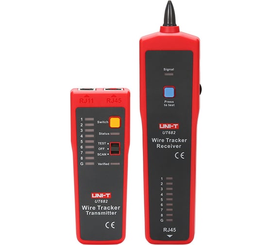 Изображение товара Тестер трассоискатель UNI-T с генератором сигнала UT682 13-1091