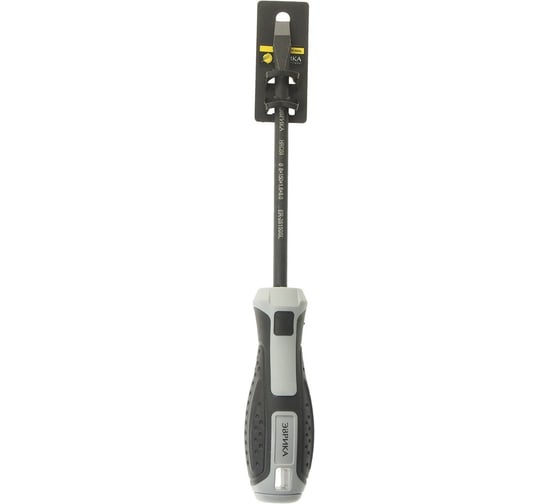 Изображение товара Отвертка шлицевая Эврика SL8х150мм O8мм магнитная, с держателем HRC 59 ER-28150SL 933324