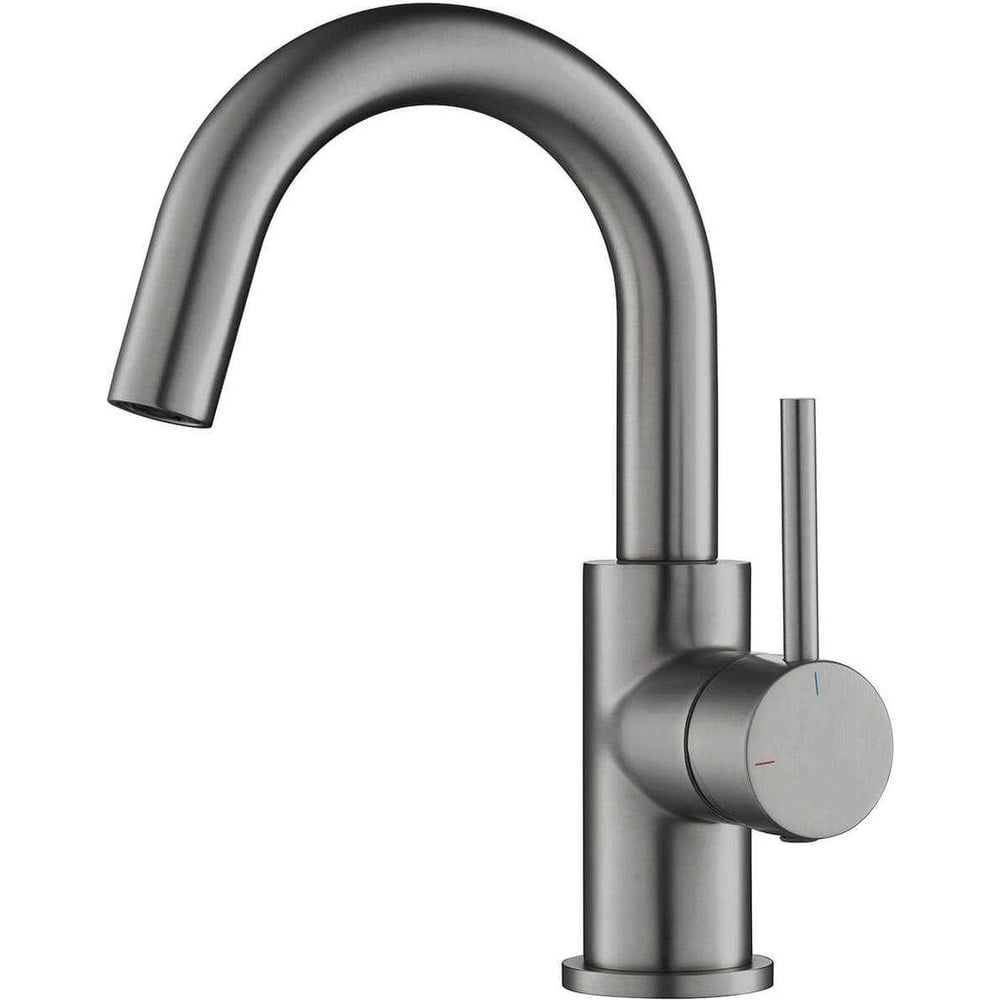 Изображение товара Смеситель для раковины Aquatek AQ1307BGM черный хром однорычажный современный