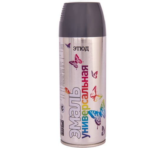 Изображение товара Аэрозольная краска Этюд RAL 7024 Темно-серый, 520 мл ET-RL7024