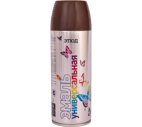 Изображение товара Аэрозольная краска Этюд RAL 8011 Коричневый, 520 мл ET-RL8011