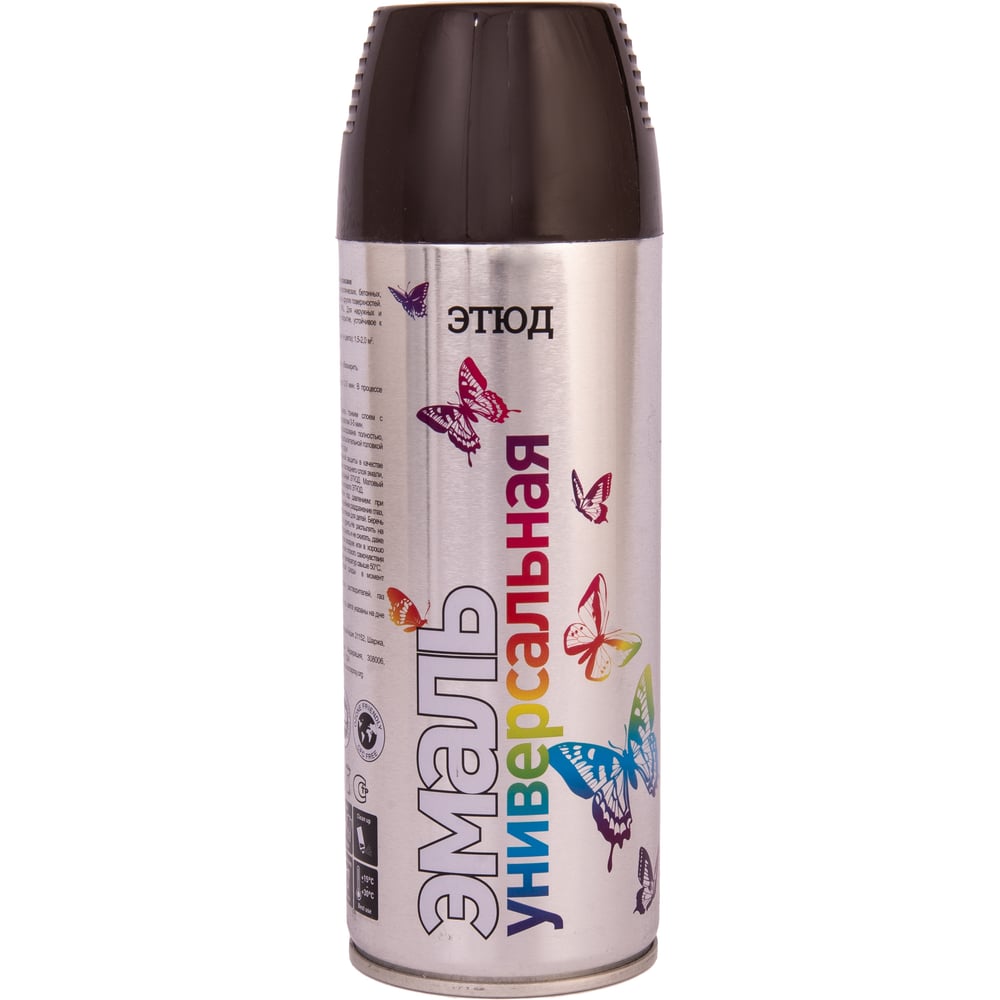 Изображение товара Аэрозольная краска Этюд RAL 8017 Темно-коричневый, 520 мл ET-RL8017