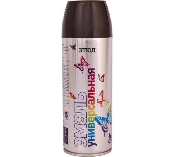 Изображение товара Аэрозольная краска Этюд RAL 8017 Темно-коричневый, 520 мл ET-RL8017