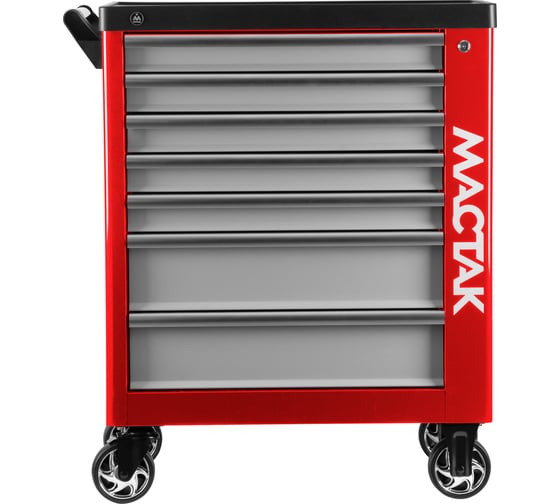Изображение товара Тележка инструментальная МАСТАК НОВА 7 выдвижных ящиков, красная 521-07580R