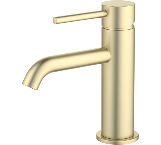 Изображение товара Смеситель для раковины Aquatek AQ1310BG ЕВРОПА 89, без донного клапана, шлиф. золото 00000139804